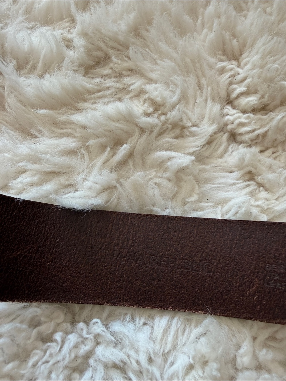 Banana Republic Dark Brown Leather Belt with Gold Buckle Size XS - Picture 3 of 5
